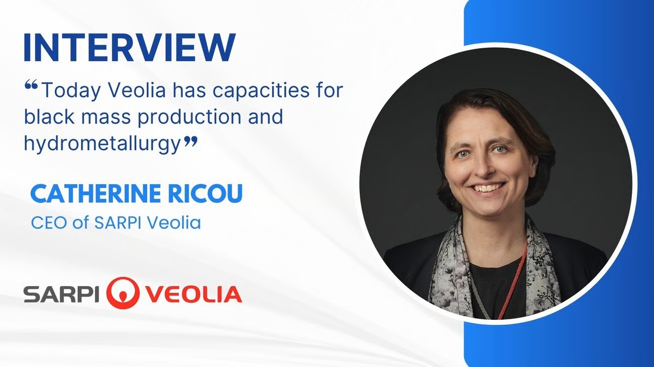 Veolia's ambitions on battery recycling