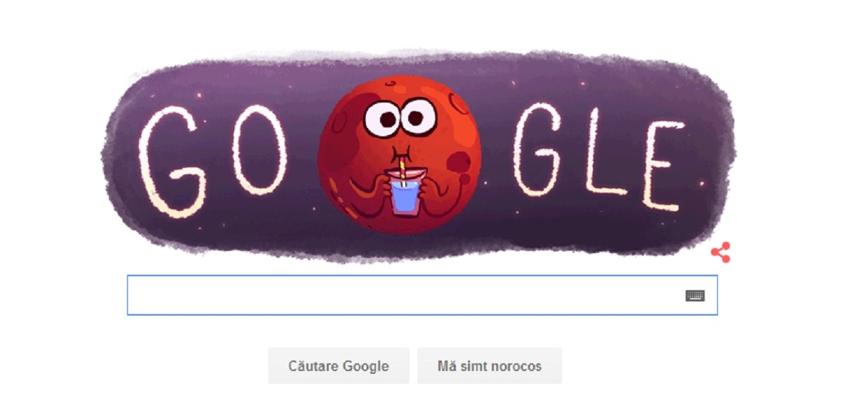 Google și-a schimbat logo-ul după anunțul NASA privind planeta Marte