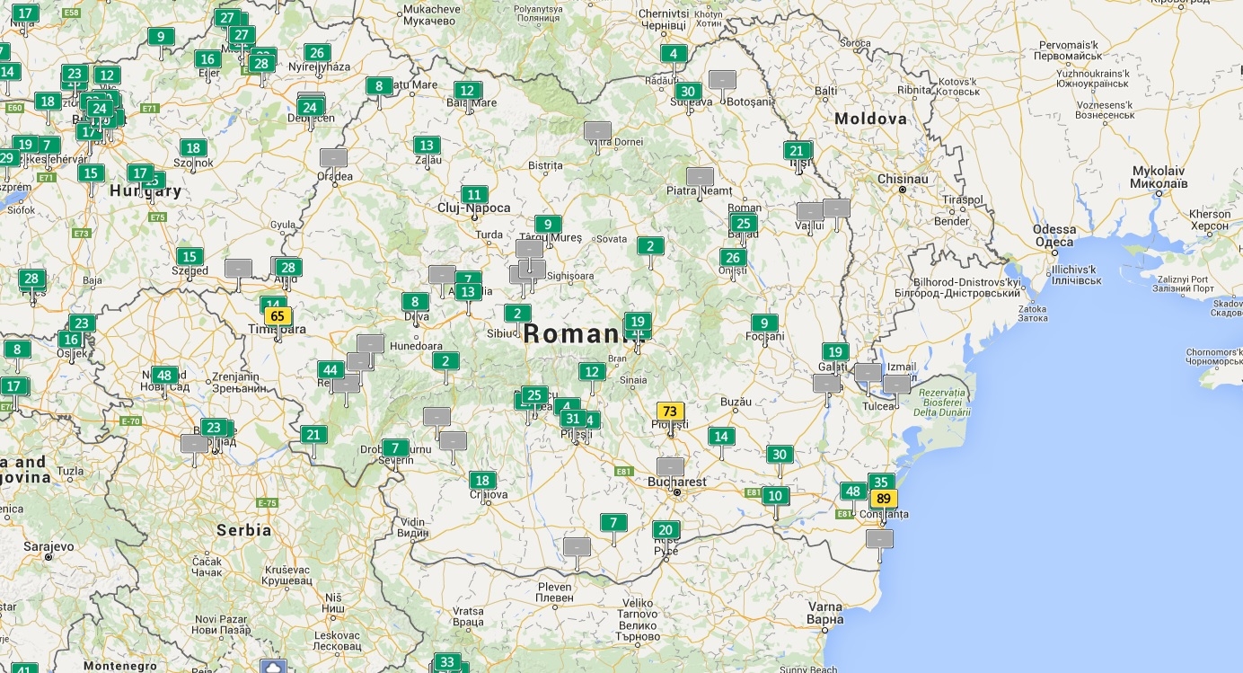 Harta indicilor de poluare din lume. Cât de afectate sunt orașele din România - FOTO